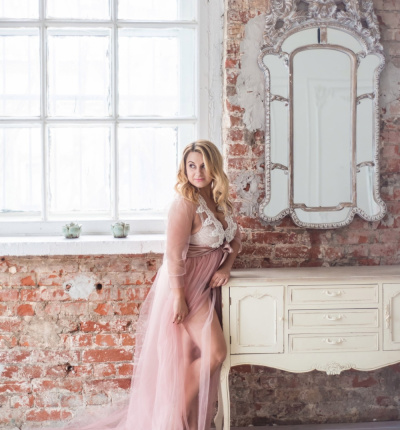 Boudoir tulle dress Rosy Morning