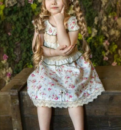 Dress with a handkerchief Anechka
