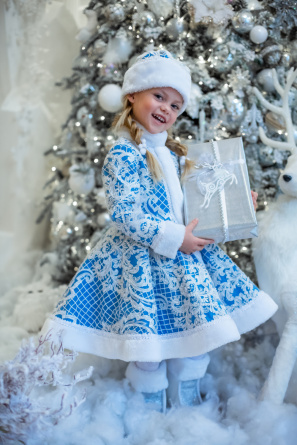 Costume of Snow maiden with a hat №9 фото 1