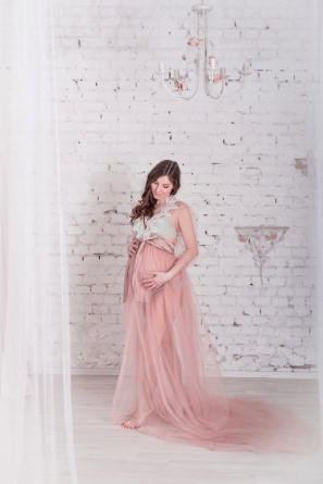Boudoir tulle dress Rosy Morning фото 1