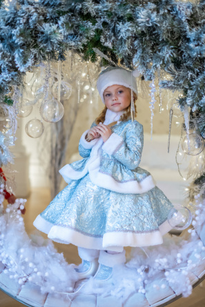 Costume of Snow Maiden with a hat №8 фото 5