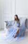 Boudoir tulle dress Blue morning