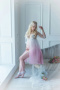 Boudoir tulle dress Pink Ombre